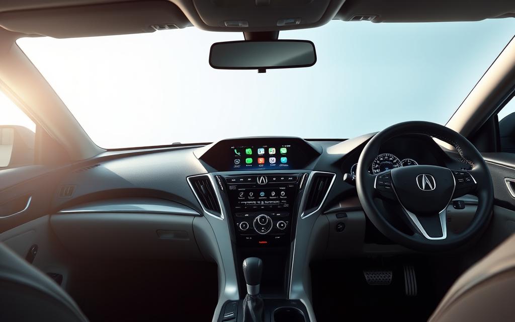 Acura dual touchscreen interface